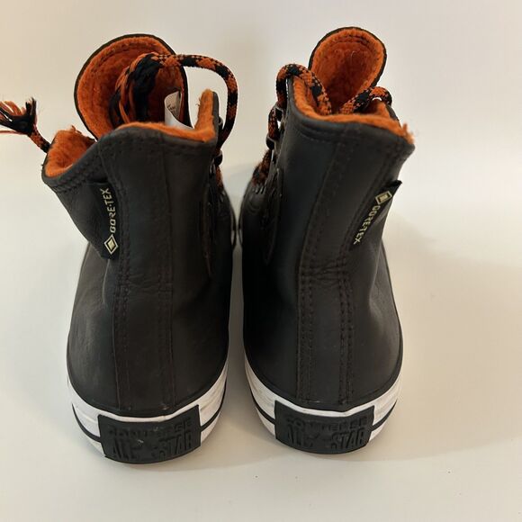 Converse All Star Mountain Club Black & Orange High Top Gore-Tex Kids 5.5/3.5 - Picture 3 of 8